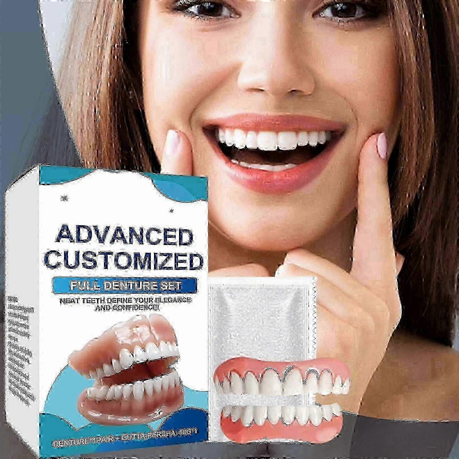 Upper Lower Denture Set Comfort Fit