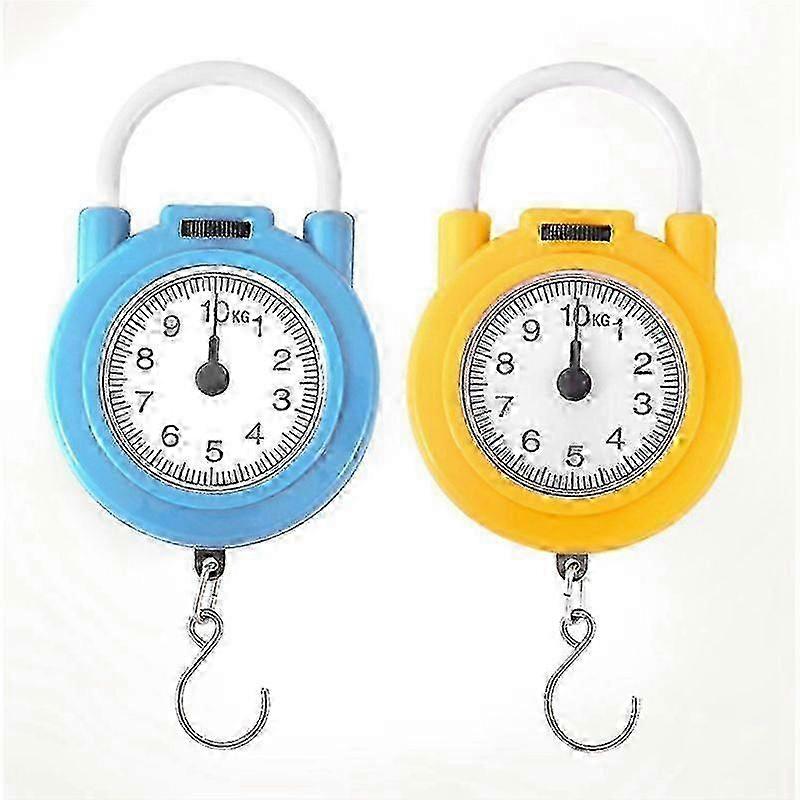 10Kg Portable Mechanical Dial Scale Hanging/Fish/Kitchen Scale Hanging Hook Multi-Purpose Scale compatible with