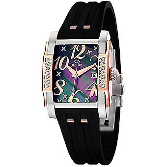 Jaguar Quartz Analog Women's Watch with J648/2 Rubber Bracelet