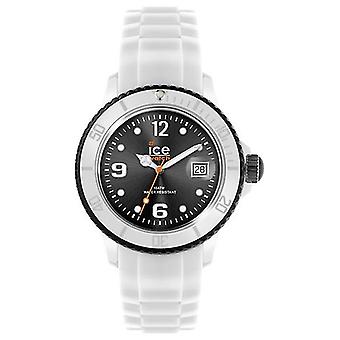 Quartz Analog Women Watch blanc glace avec bracelet Silicone SI. Wk. S.S.11 (en)
