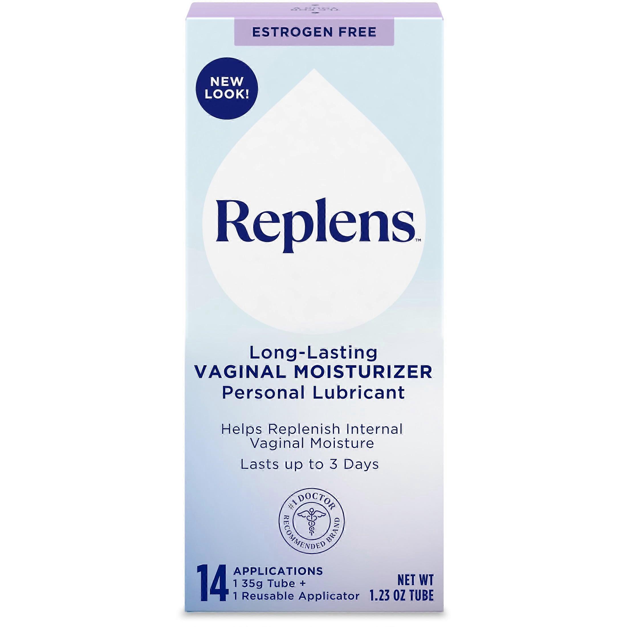 Replens Long Lasting Vaginal Moisturizer with Reusable Applicator 14 Applications