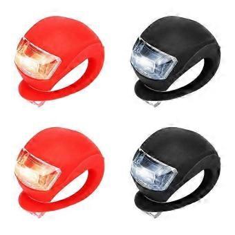 4Pcs Bike Lights Front and Back Reliable Companion for Outdoor Cycling,z