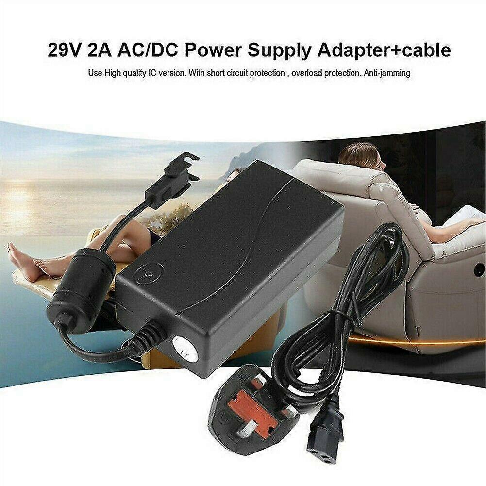 29v/ac/dc Supply Electric Recliner Sofa Chair Adapter Transformer Tool ...
