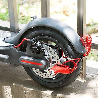 Blocco Antifurto Per Freno A Disco - Per Monopattini E Scooter Elettrici, Con Cavo In Acciaio - Foto 12