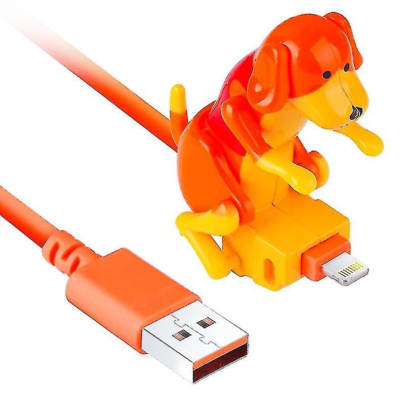 Dog Toy Smartphone Usb Cable Charger (orange Apple)