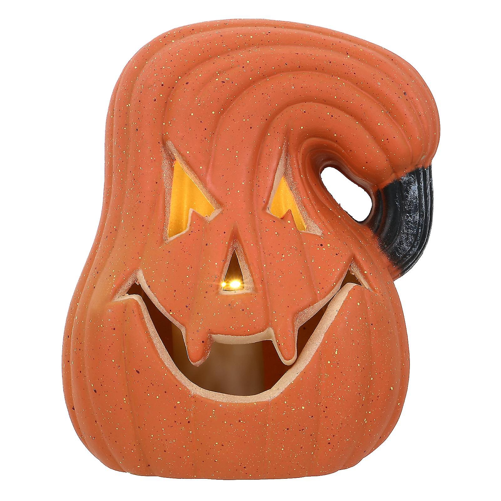 1pc Graden Pumpkin Statue Pumpkin Lantern Decorative Pumpkin Figurine