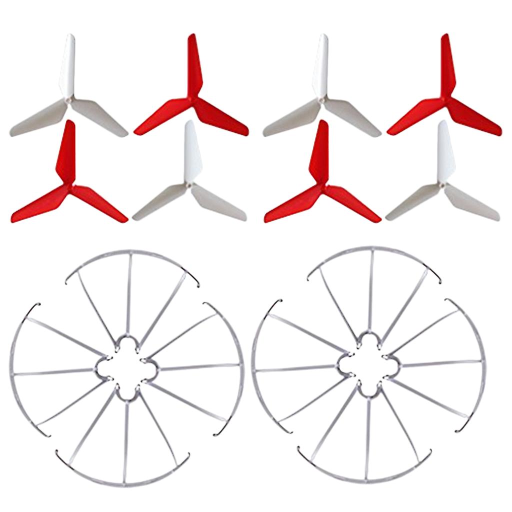 Set of 16 Quadcopter Propeller with Protector Kit for Syma X5C X5SW X5SC X5S