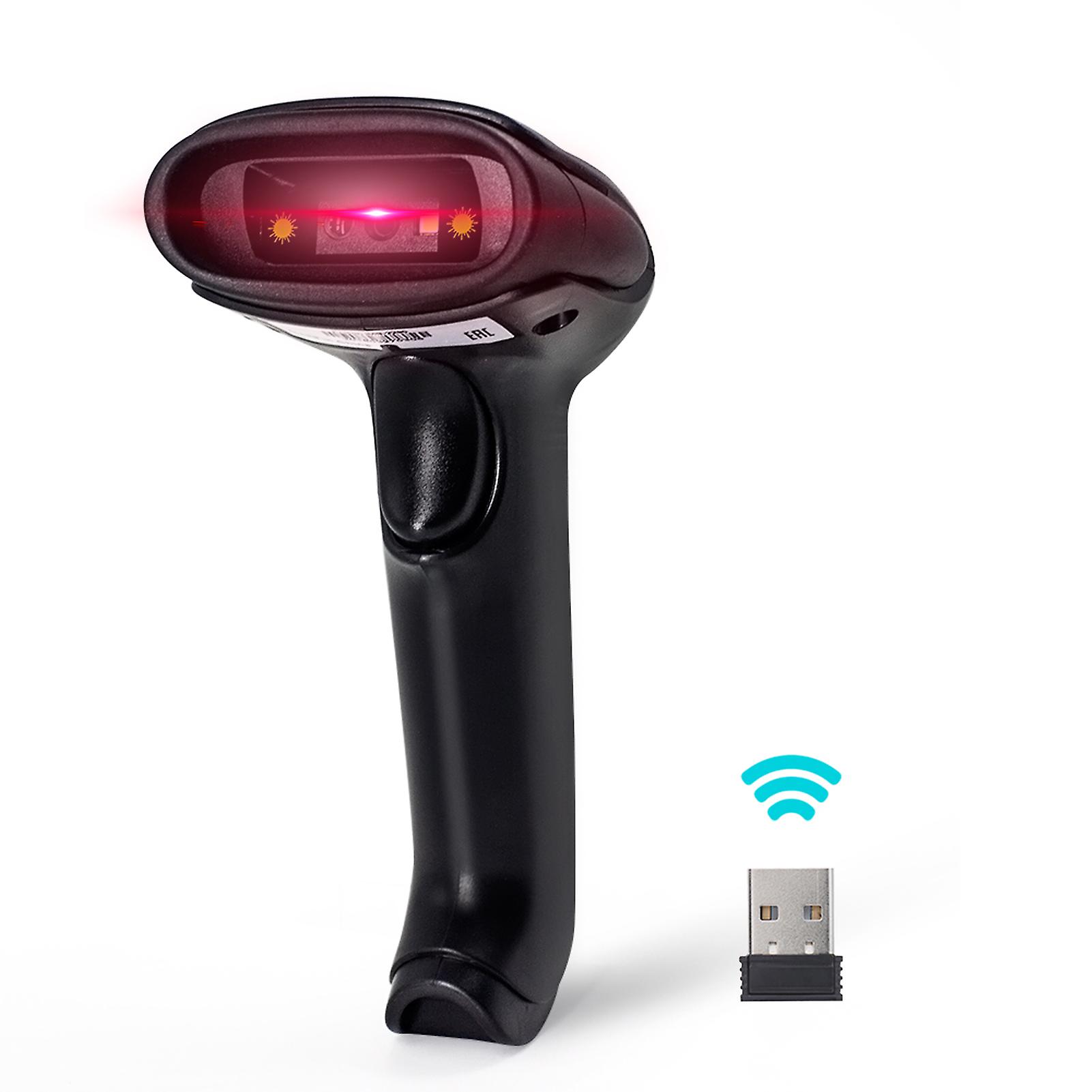 2.4g Wireless Cordless Handheld 1d 2d Qr Barcode Bar Code Scanner Reader