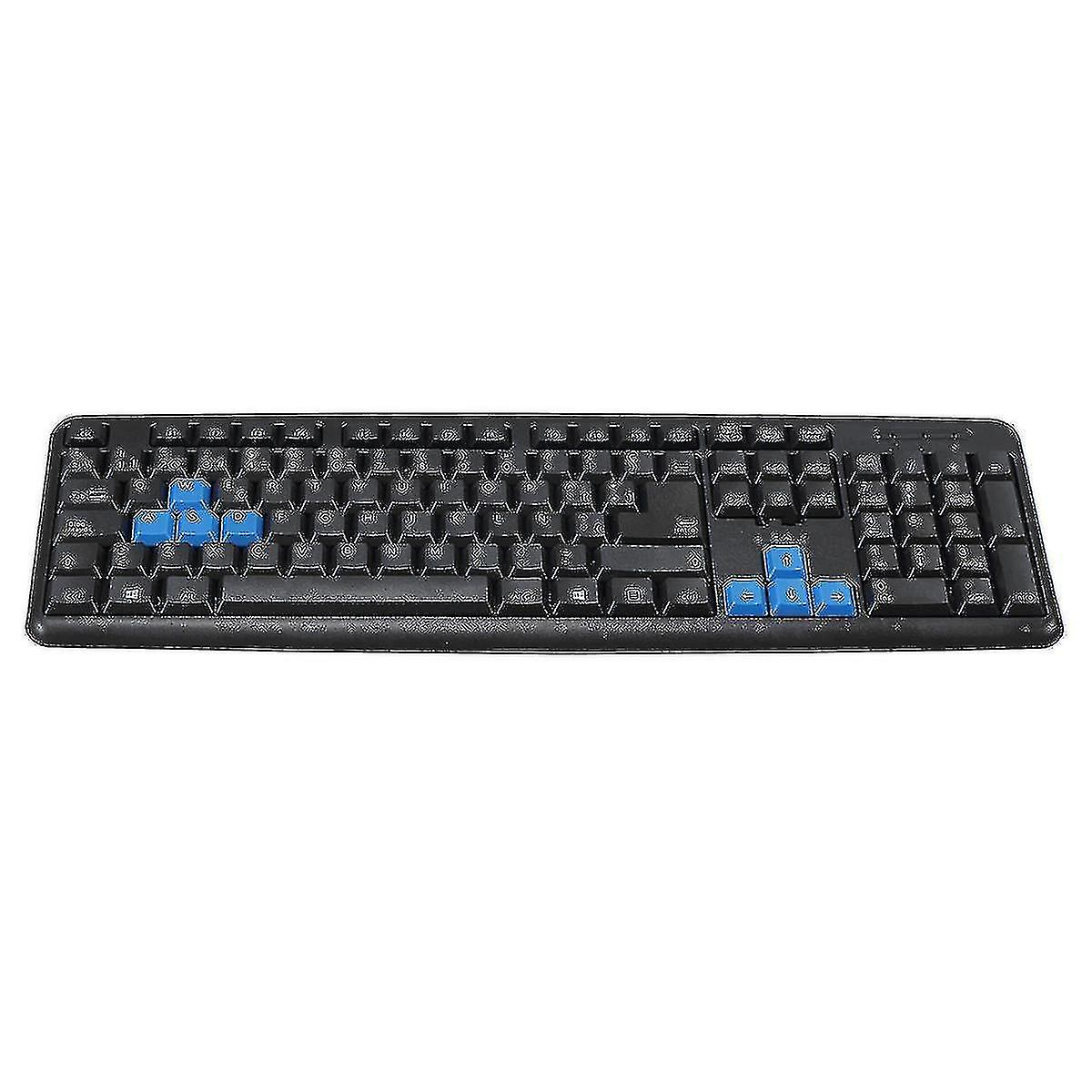 Teclado plugue à prova d'água à prova d'água de 104 teclas para o pc game office