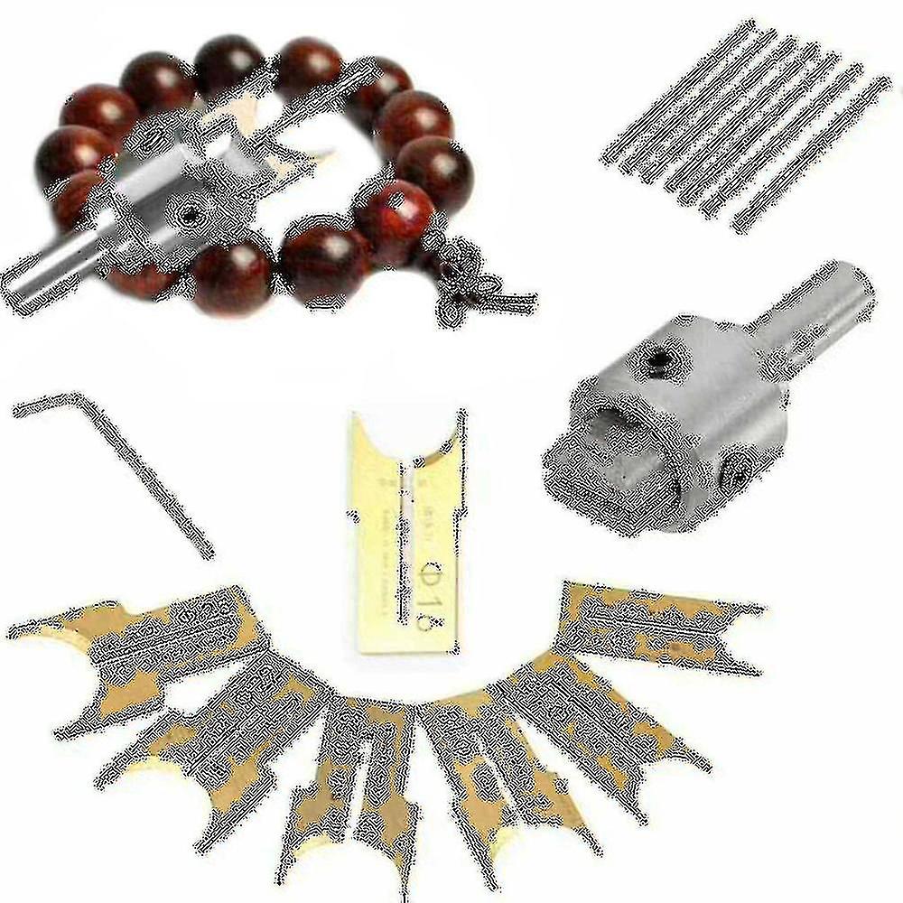 Pattern Wooden Bead Maker Beads Drill Bit Milling Cutter Set Tool Kit