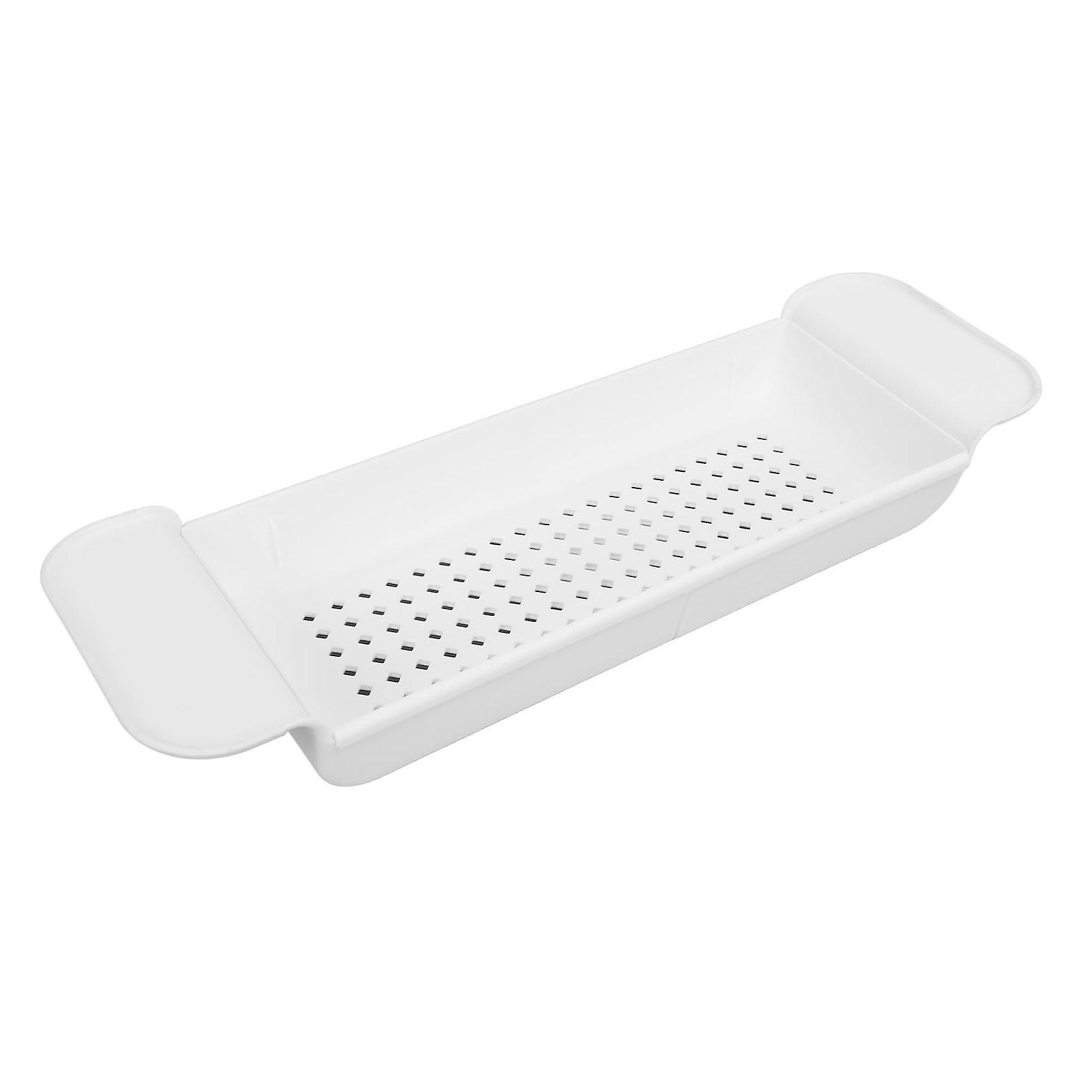 Expandable Bath Shelf Multi Function Storage Adjustable Bathtub Caddy Tray for Bathroom Washroom