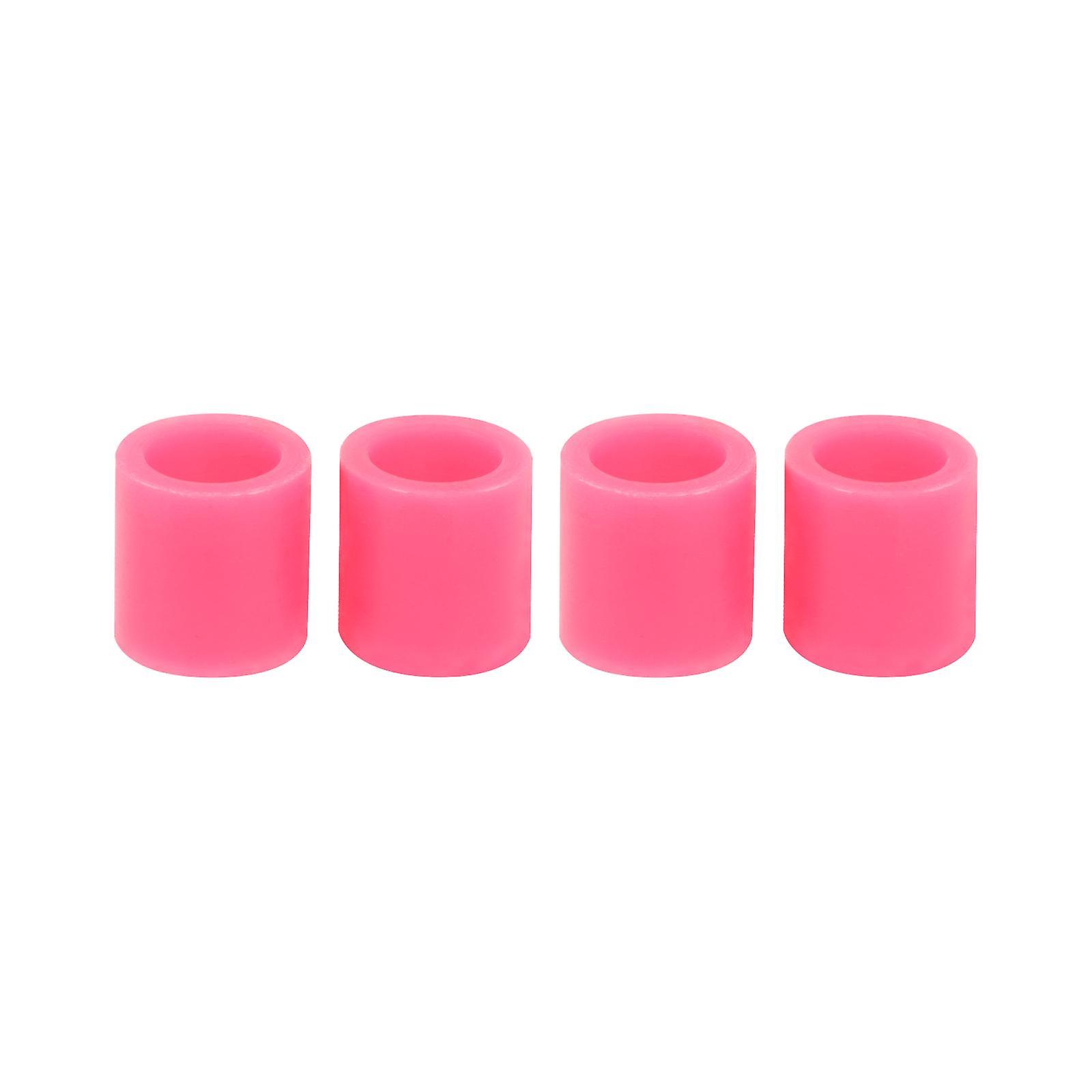 4 rouleaux en caoutchouc Roue à rouleaux en caoutchouc durable pour machine de découpe électrique rose