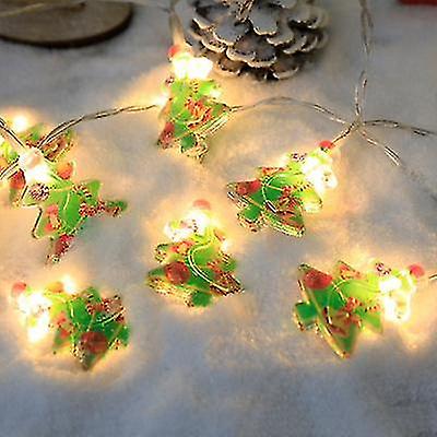 Led String 20 Led Xmas Tree Snowman Santa Claus String (3m Tree)