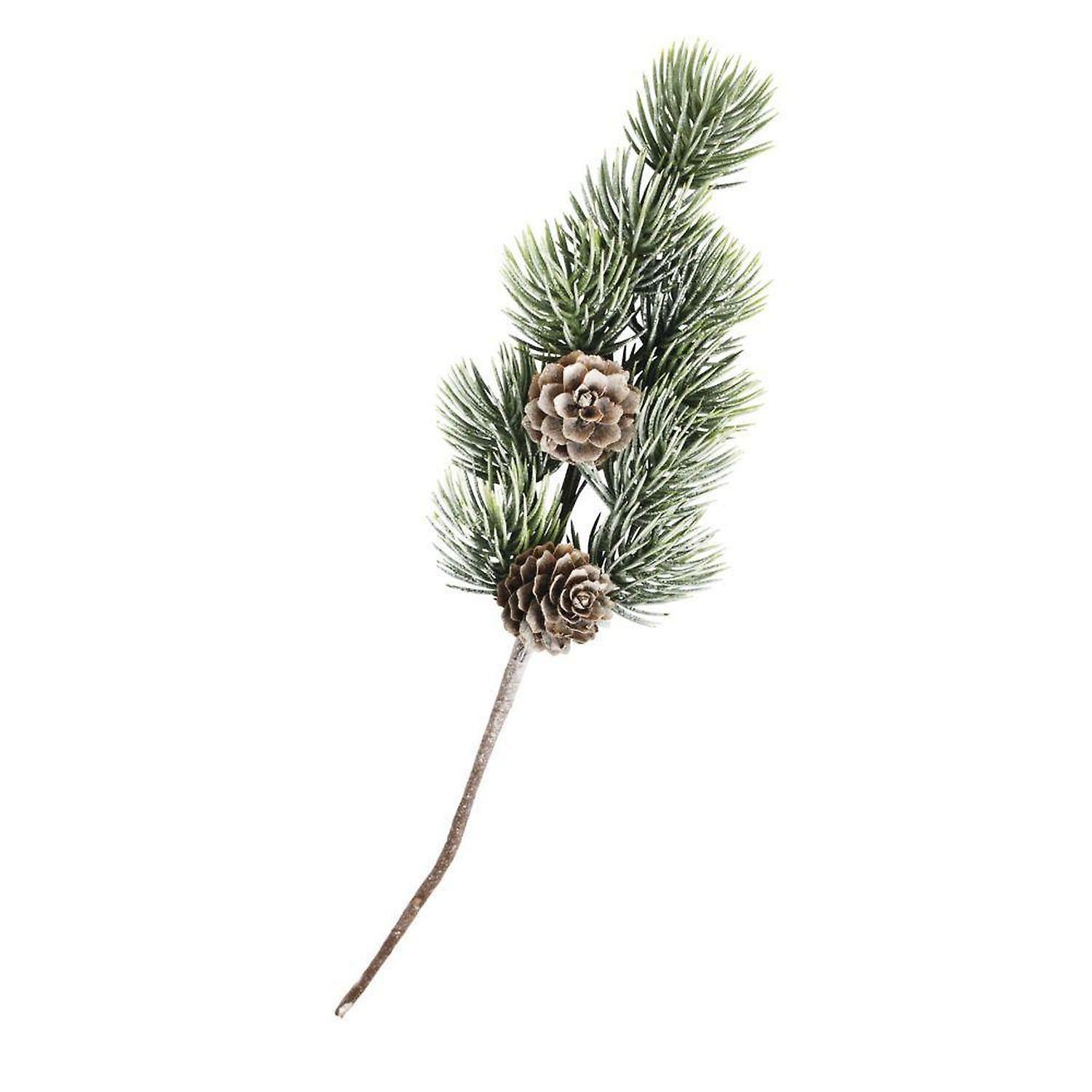 5 fir branches with pine cone 24 cm