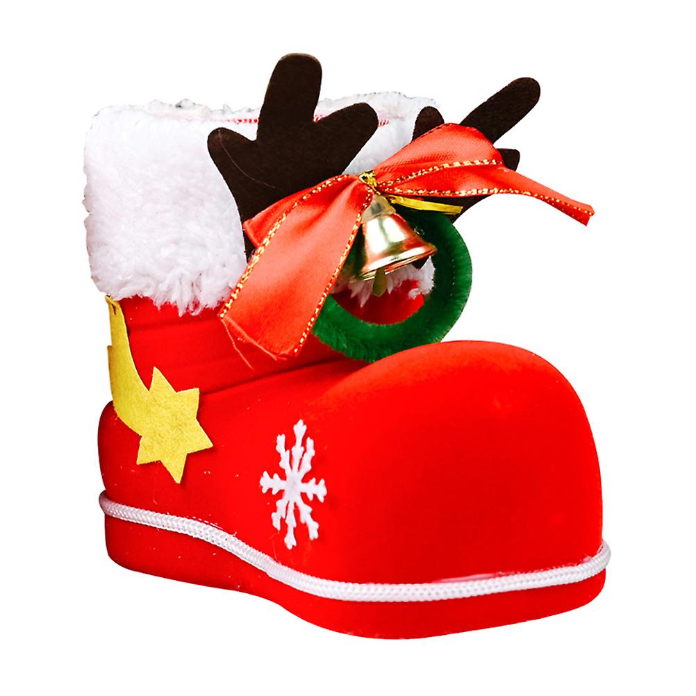 GPB Christmas Candy Boots Santa Claus Sugar Candy Gifts Boots Socks Decorative Candy Gift Box Home Decor Ornaments