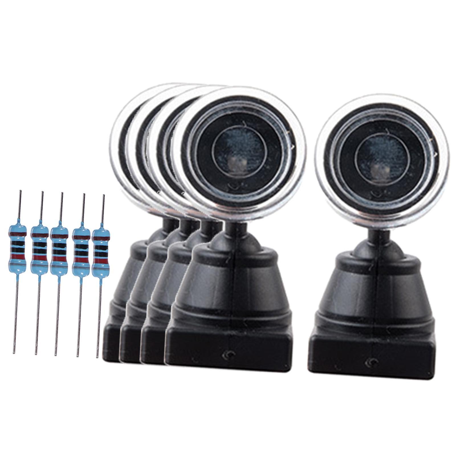 5x feux de circulation bricolage 1:87 HO échelle feux de circulation signaux vert clair