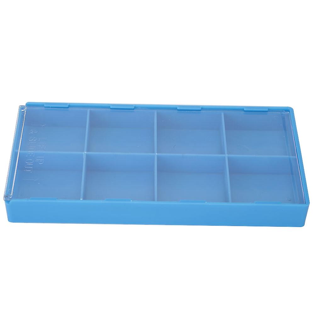 Plastic Watch Parts Storage Box Organizer 8 Grid Tray for Watchmaker Repair Tools and Small Item Storage Durable and Portable