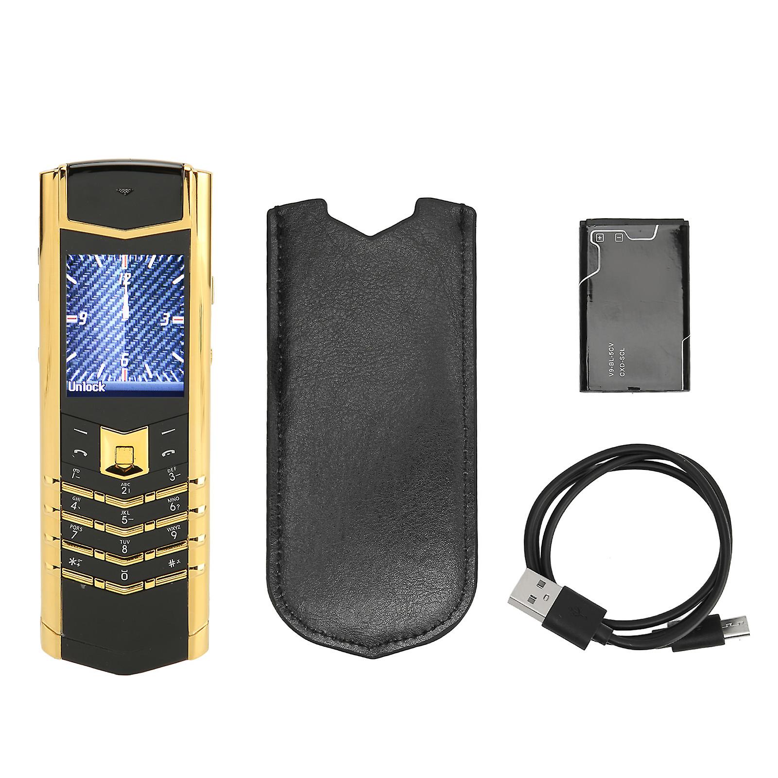 Compact Alloy Mobile Phone - 1.5" Display, 2G Network, 1600mAh Battery, Ideal for All Ages