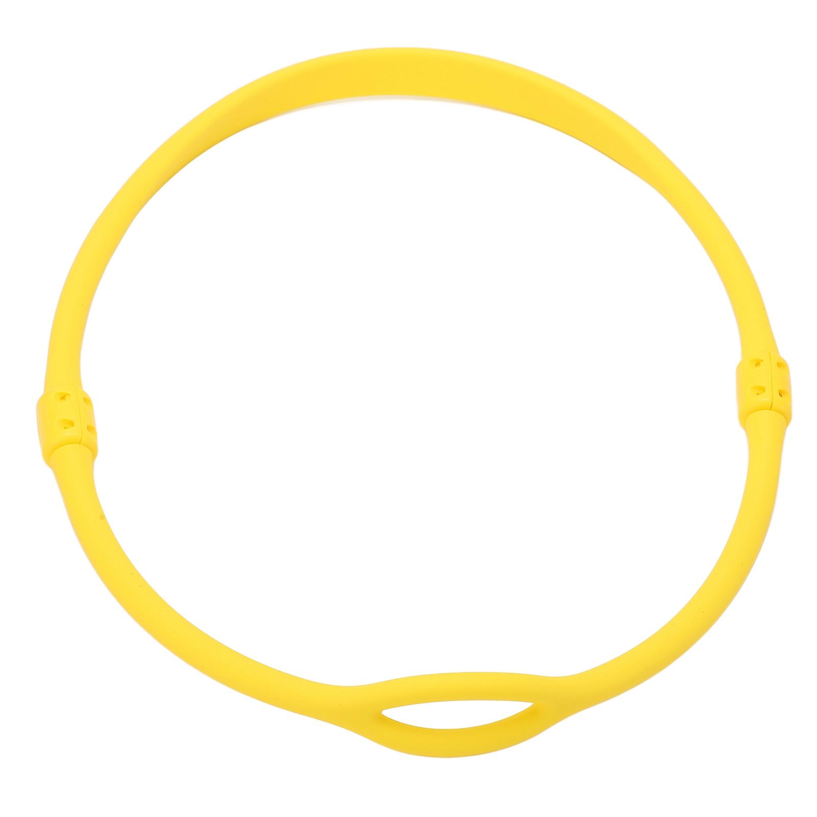 Yellow Silicone Scuba Regulator Necklace - Secure & Comfortable 72cm Dive Accessory