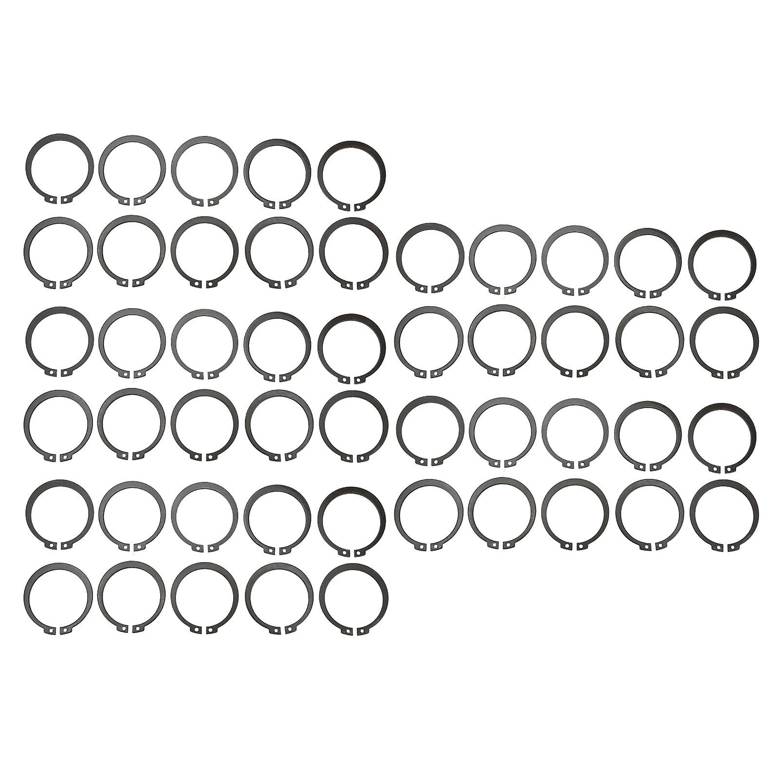 AC Compressor Snap Ring,50Pcs Circlip Snap Retaining Circlip Set Snap Ring Set Sturdy Construction