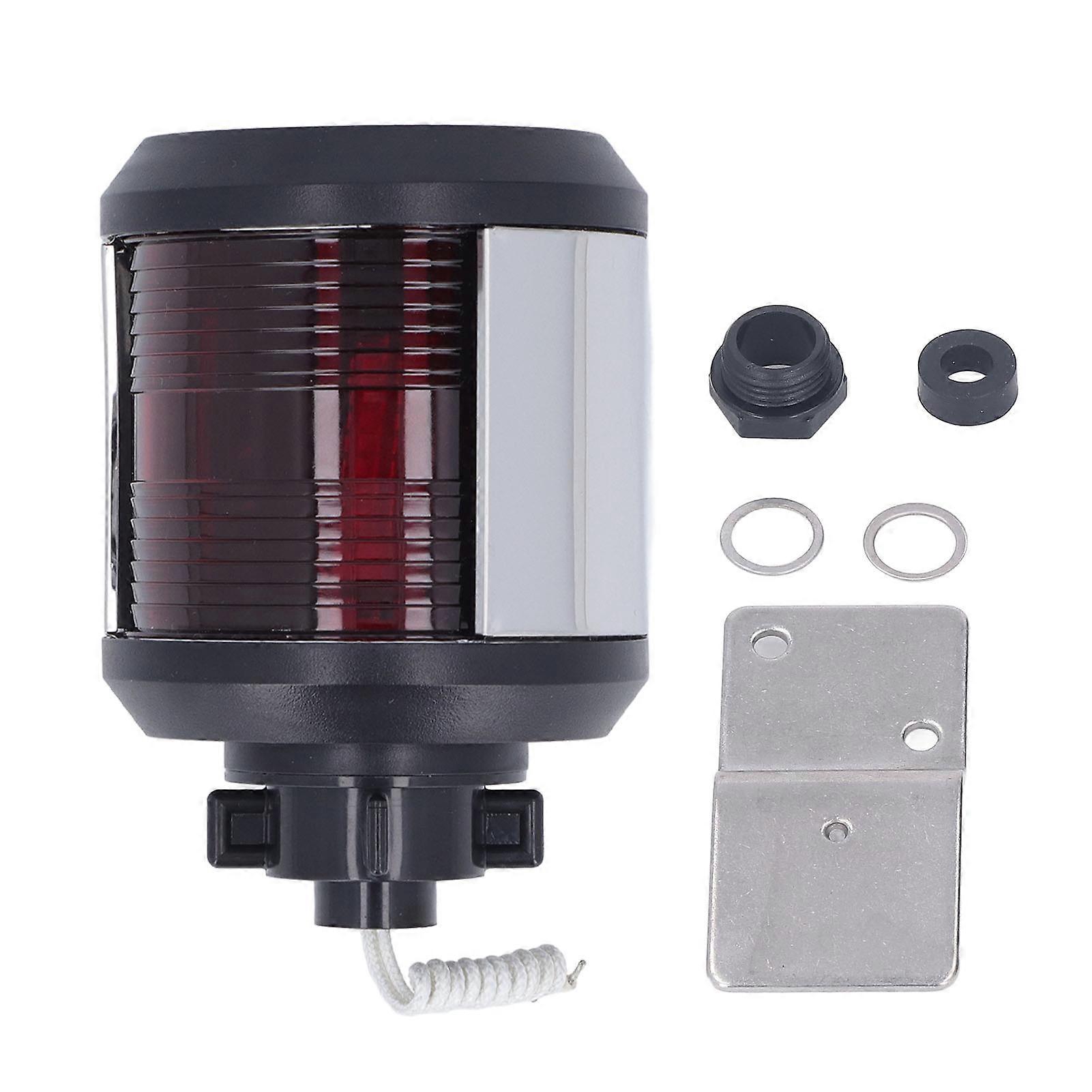 LED Boat Navigation Light IP66 Waterproof 120 Degrees Lighting Aluminium Alloy Marine Navigation Light DC12V 3W