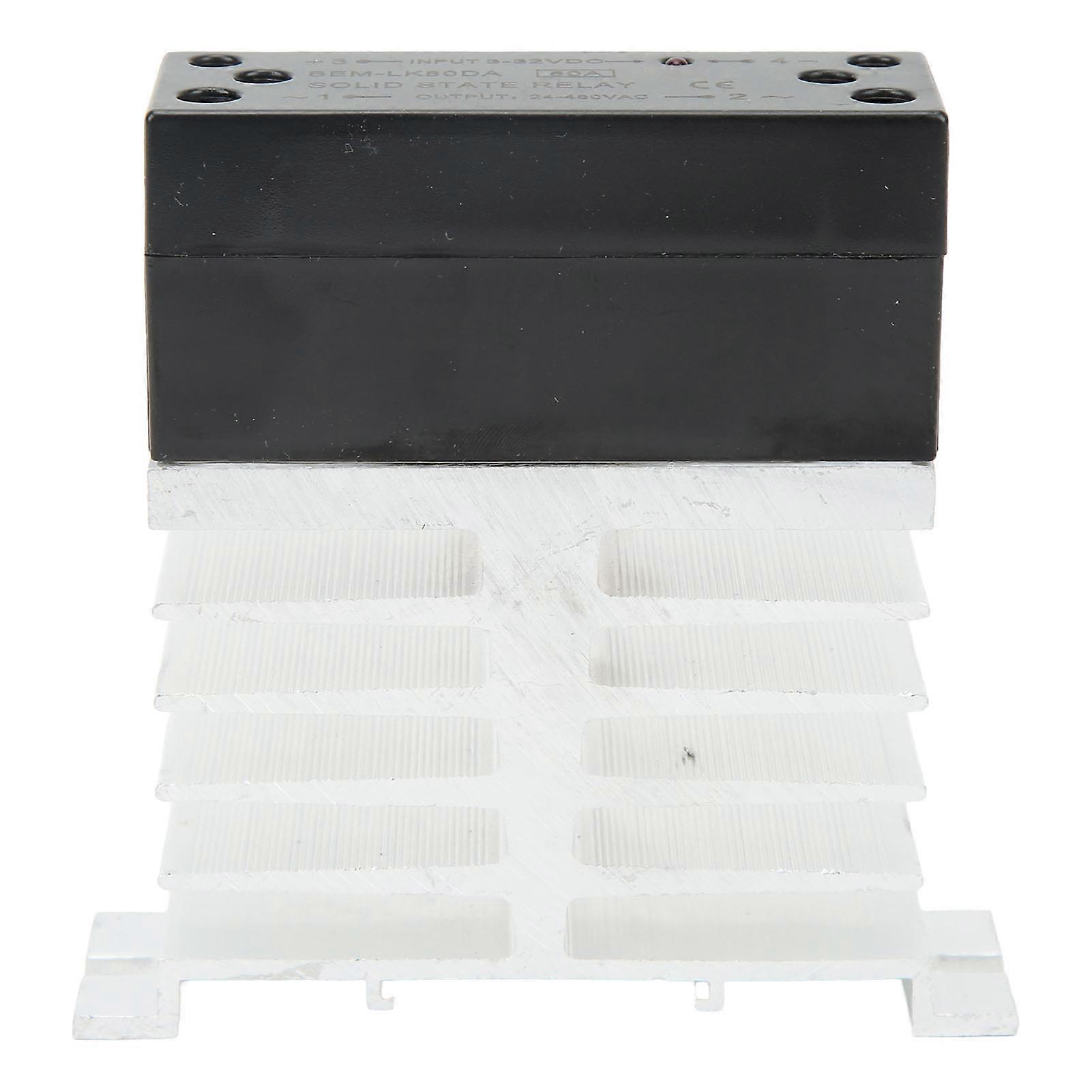 Solid State Relay SSR 3‑32V DC Input to 24‑480V AC Output Accessory for Home Control