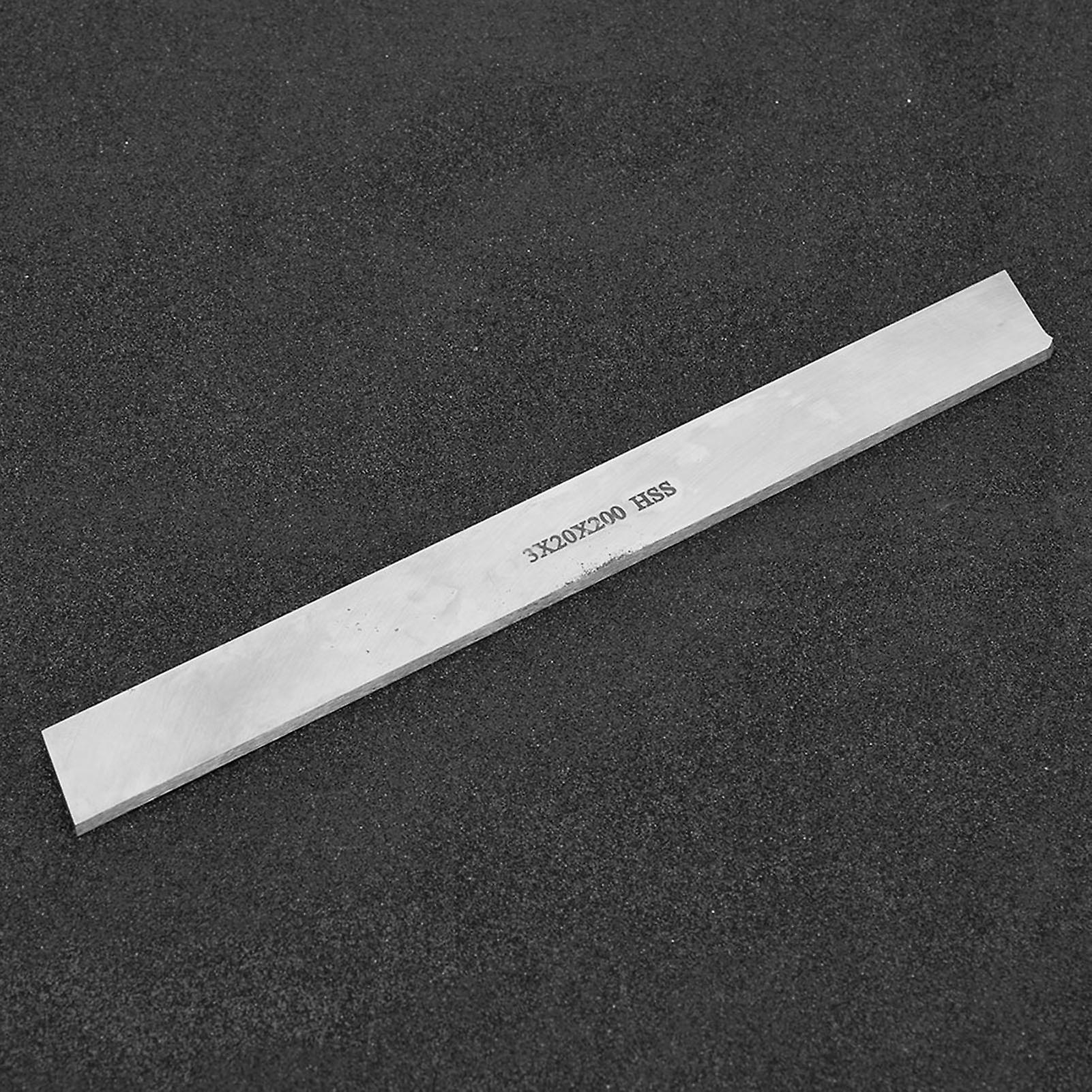 HSS High Speed Steel Lathe Turning Tool Square White Steel Bar Strip (3*20*200mm)