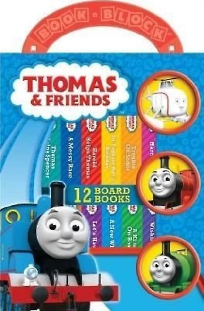Thomas Amp Friends 12 Board Books by PI Kids Multiplecomponent retail product Book