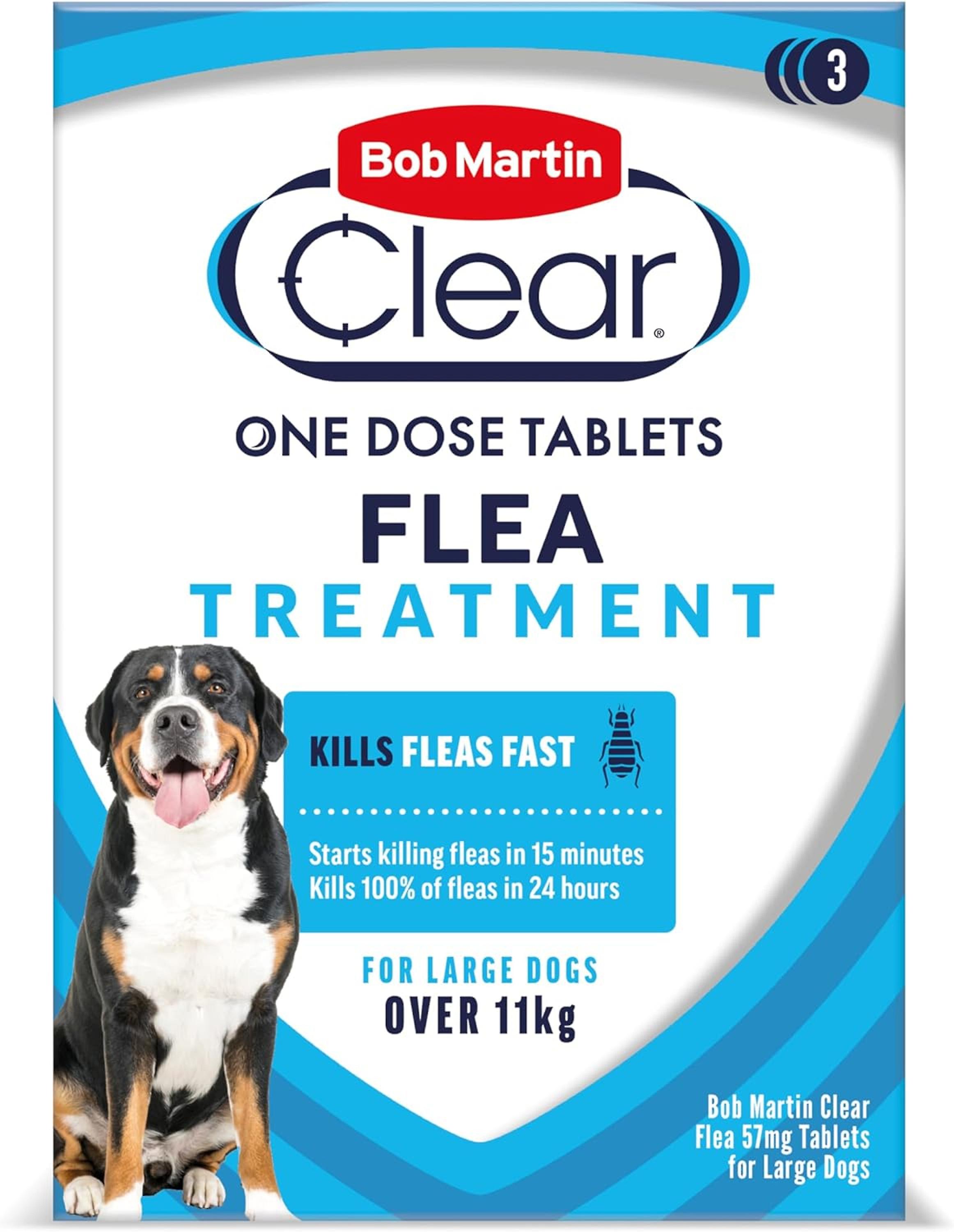 Bob Martin Clear Flea Tablets for Small Dogs Puppies & Cats (3Tabs) Case 6