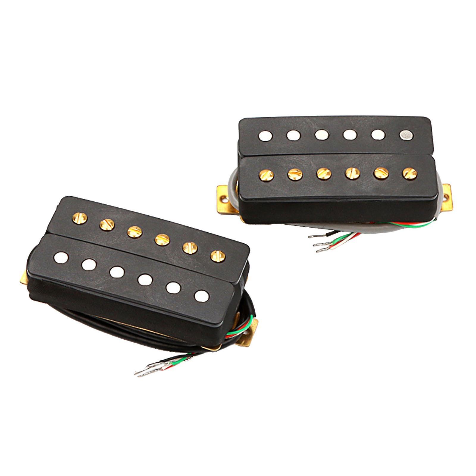 2Pcs Electric Guitar Pickups Double Coil Ceramic Pickup Musical Instruments