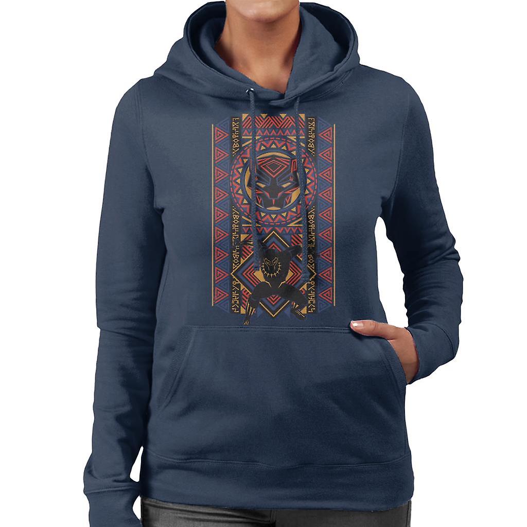 Marvel Black Panther Wakanda African Style Pattern Women's Hooded Sweatshirt