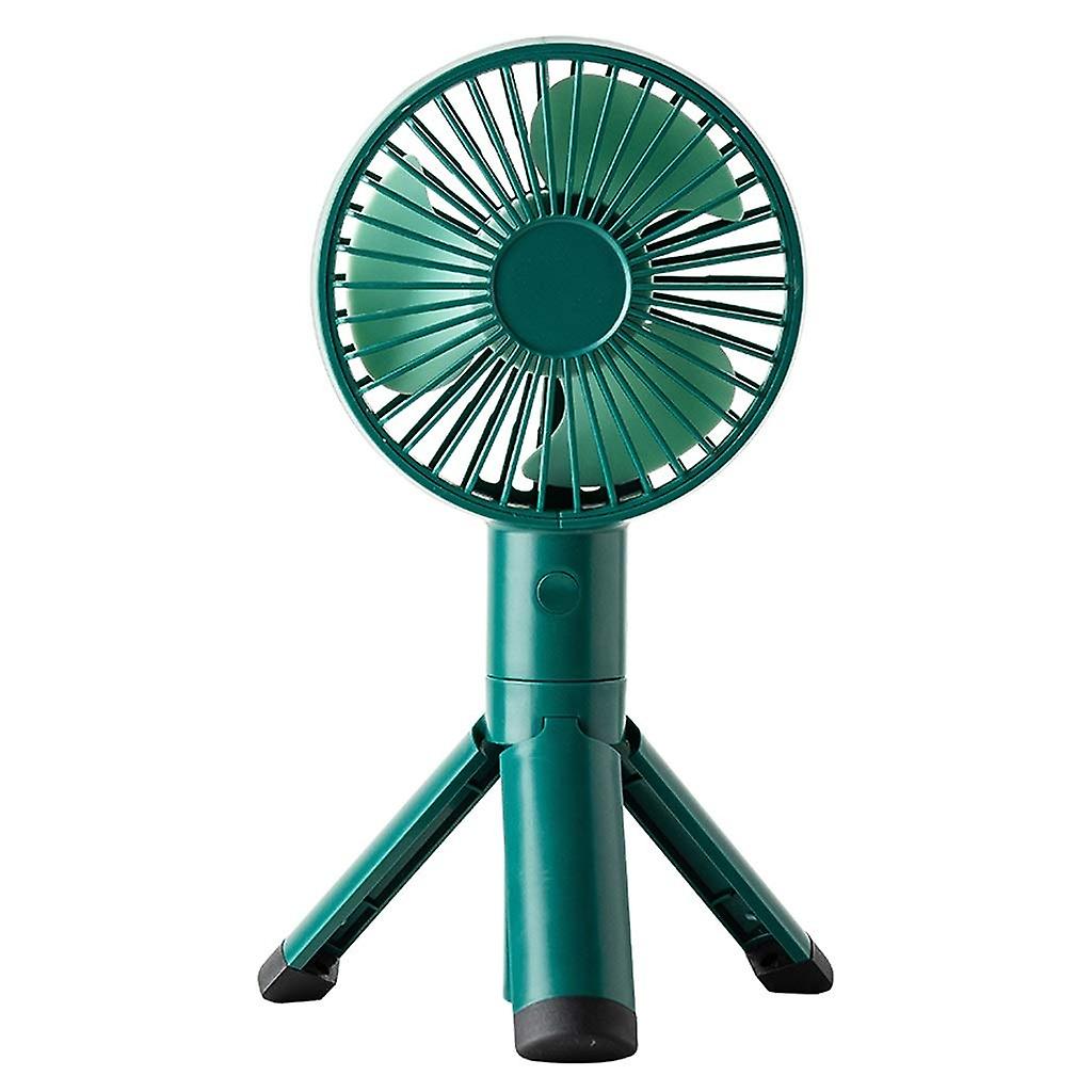 USB Rechargeable Portable Small Hand Fan (Green)