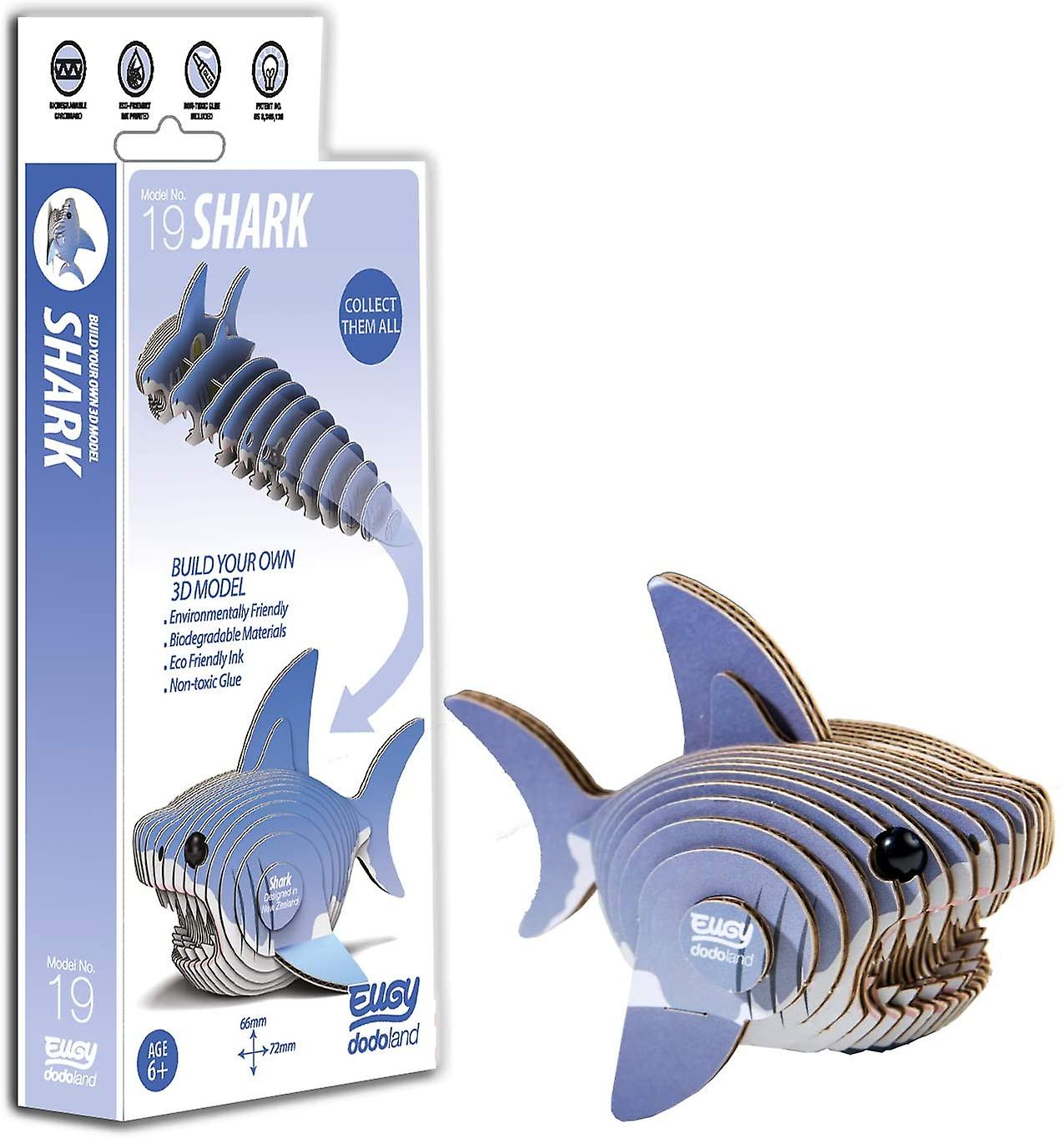 EUGY Shark 3D Bastelset