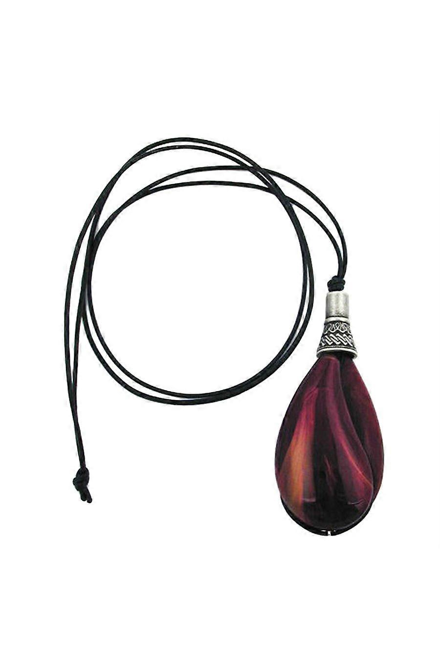 Necklace Drop Purple Marbled - Gl04406