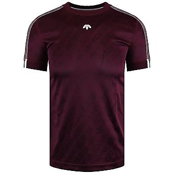 Adidas Originals by Alexander Wang Short Sleeve Mens T-Shirt Maroon BR0255 EE101