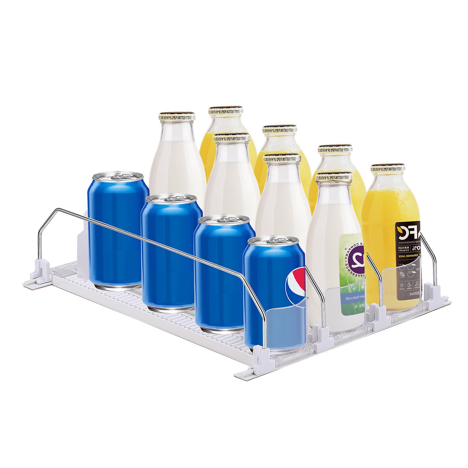 Refrigerator Drink Dispenser Refrigerator-automatic Pusher Glide Large Capacity Can Storage
