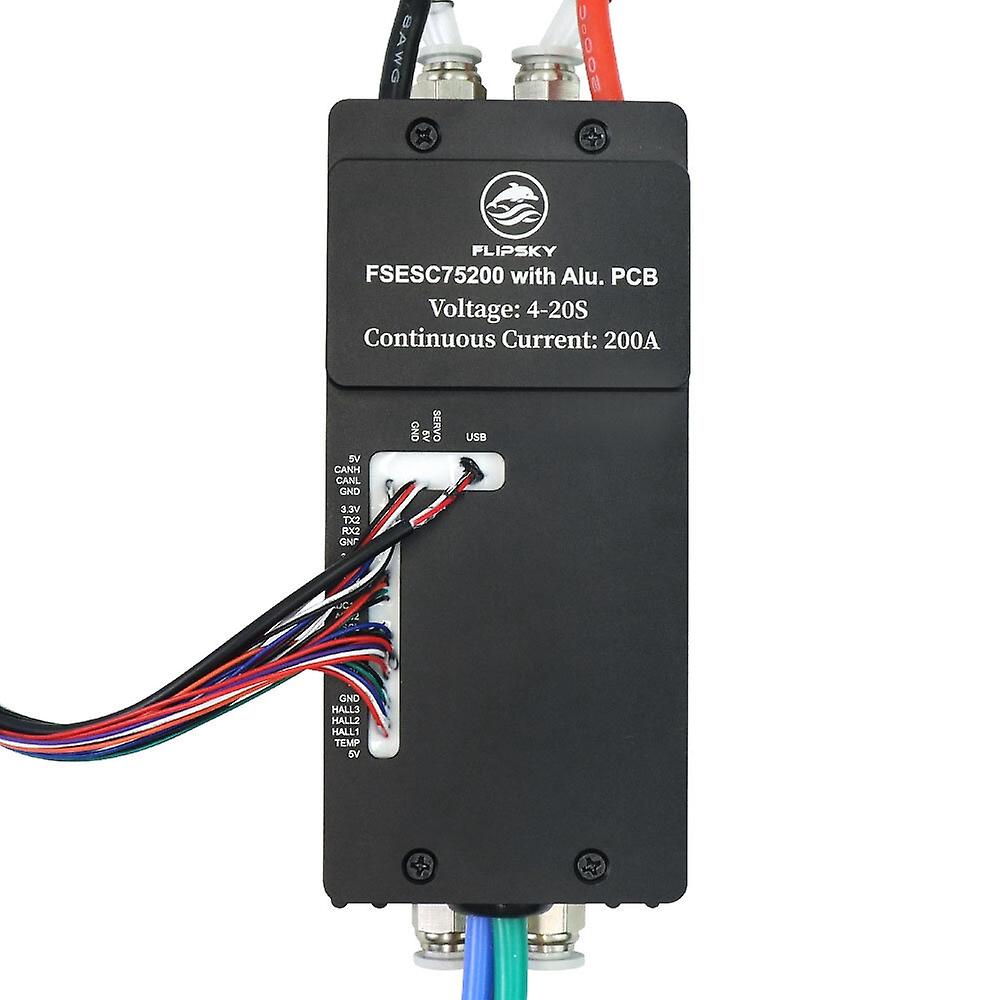 Flipsky Upgraded 75200 200A 84V ESC High Current with Aluminum PCB Water Cooling Enclosure for Fight