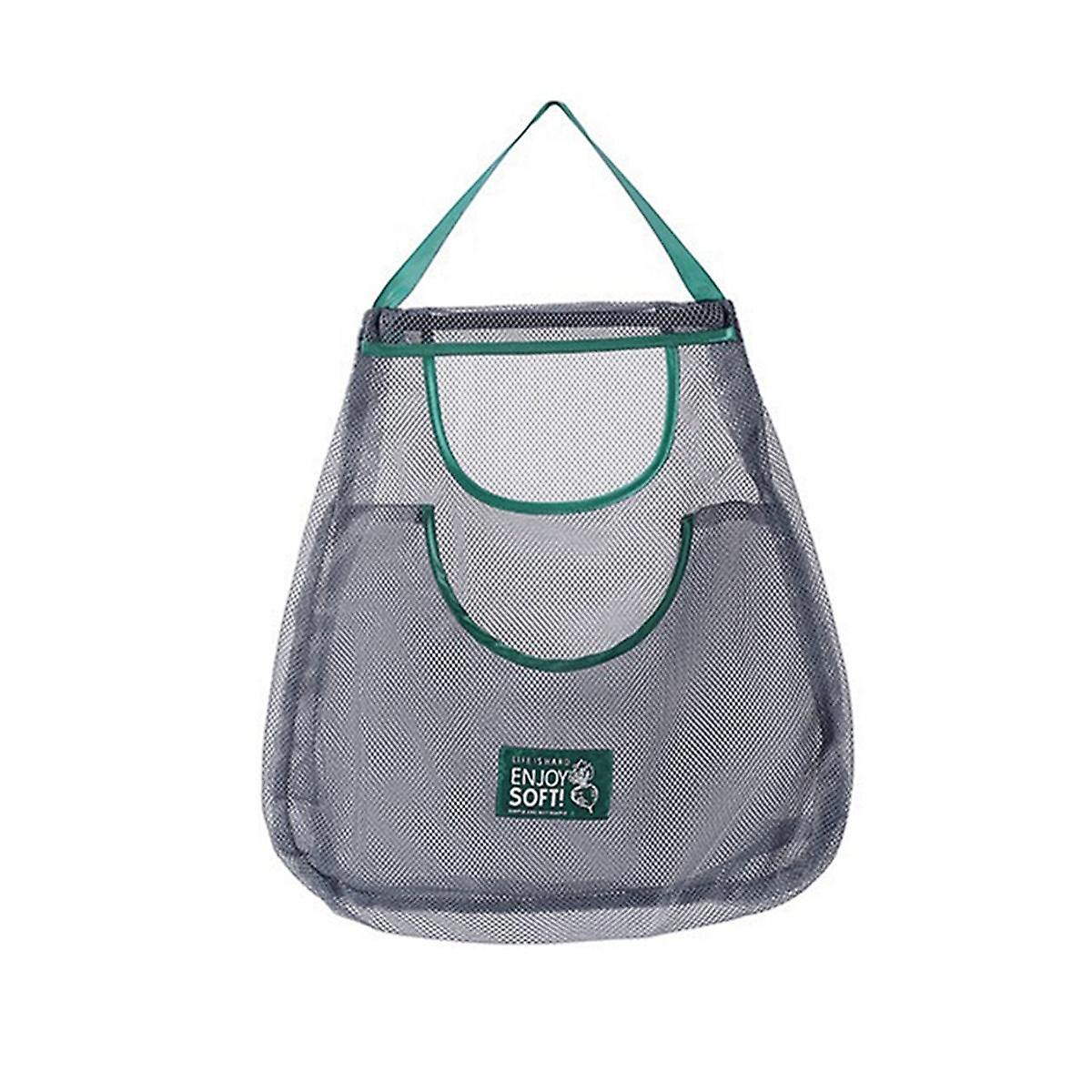 Reusable Kitchen Hanging Mesh Bag Large Capacity Home Fruit Vegetable Storage No.5