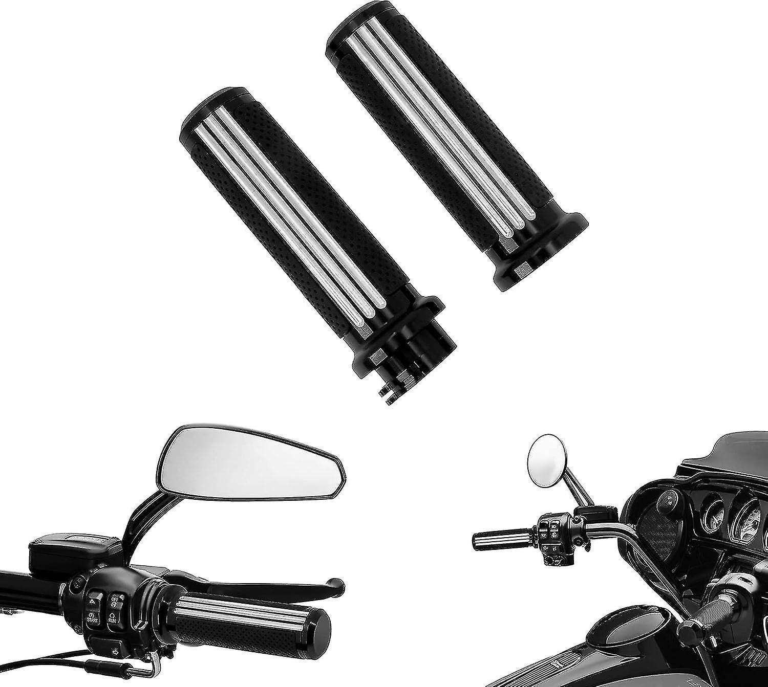 Manopole Manubrio Per Harley Electra Glide 1982-2017, Comando A Cavo, 1 Pollice - VASTMT