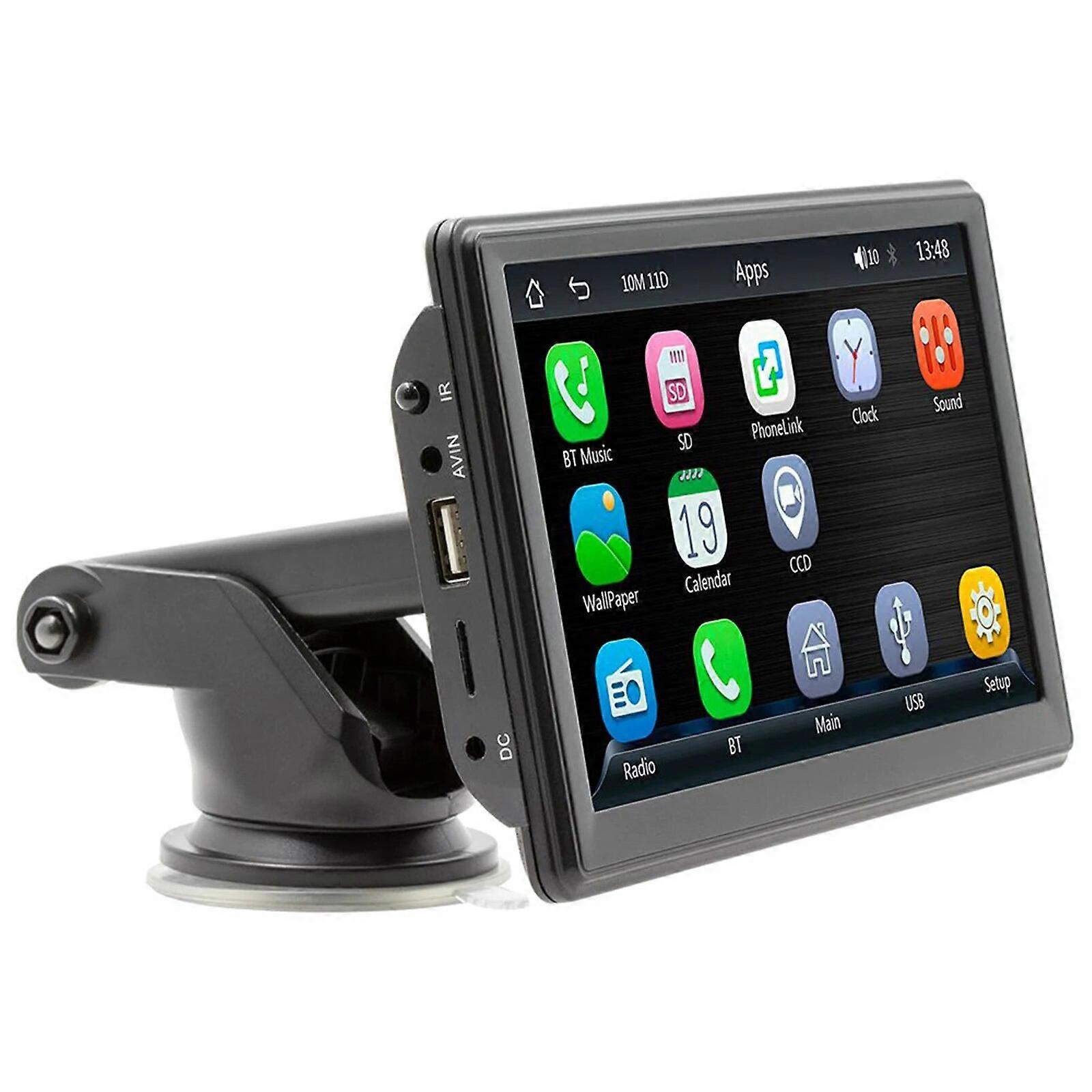 7 Inch Portable Car MP5 Player, Car Desktop Monitor, CarPlay Mobile Phone Interconnection, Support CarPlay Support Android Auto FN9U3466