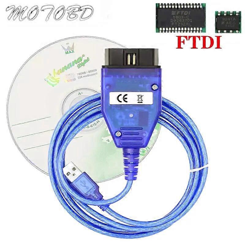 For K+Can K Dcan FTDI FT232RL Diagnostic Interface Cable K+Dcan Car Diagnostic Tool for BMW E60 E90 E91 E92 E93 OBD2 Code Reader ST1M982