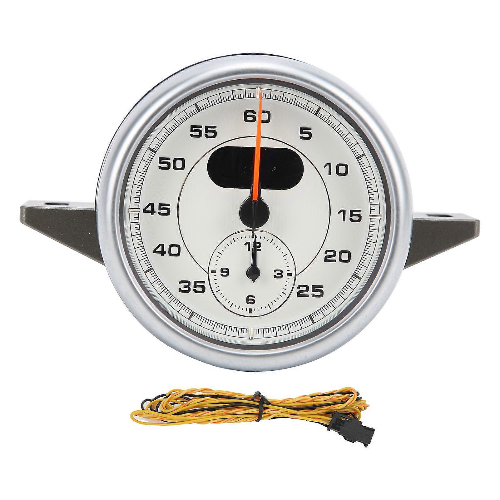Dashboard Gauge Clock Automobile Modification Replacement for Panamera 20102016White E2U312