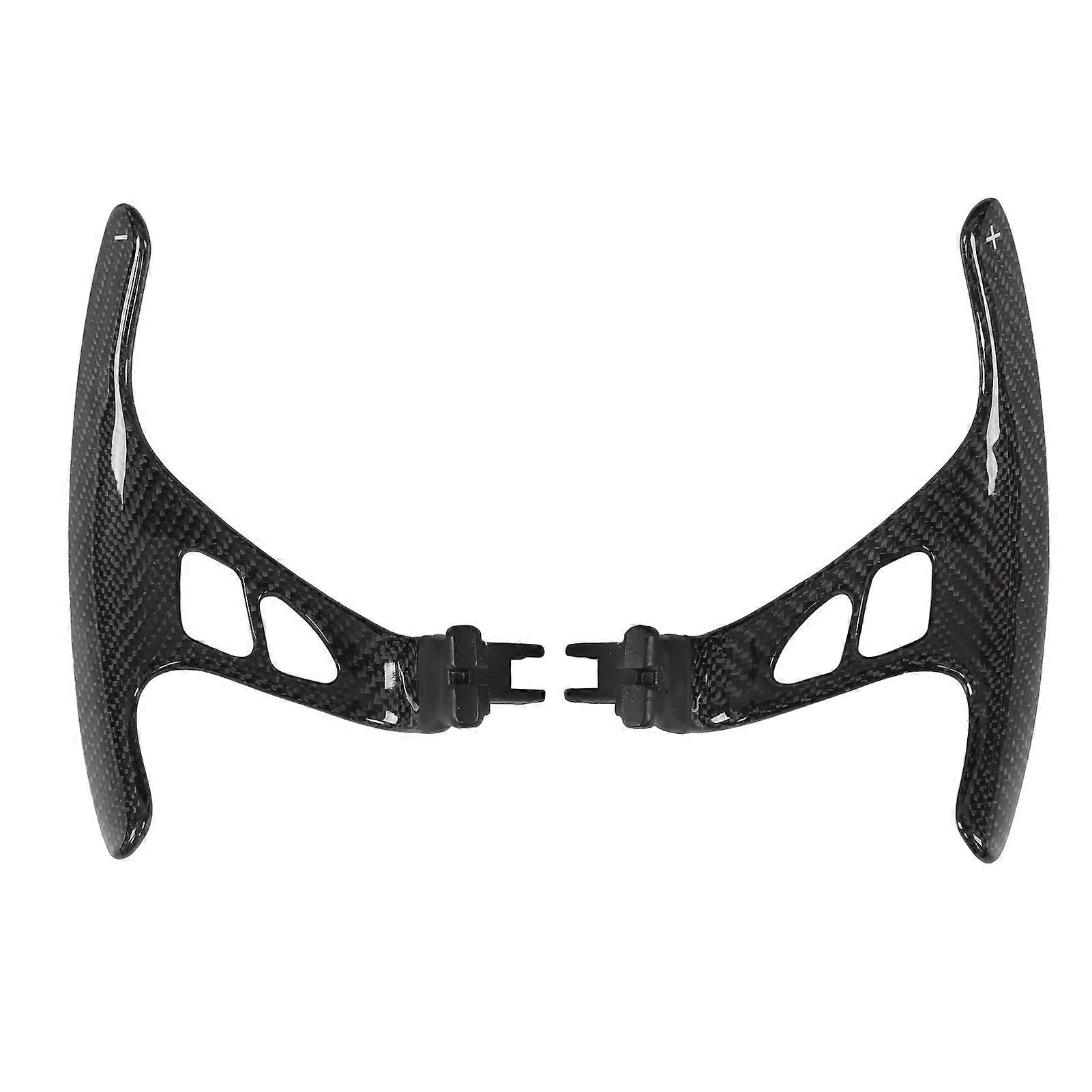 Extend Length Upgrade Carbon Fiber Paddle Shifters Gloss Black Replacement for Nissan GT~R R35 2007~2016 E2U111