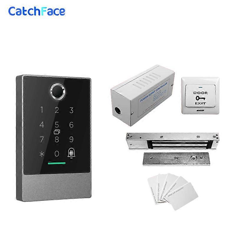 Complete Set Waterproof Access Control Reader Fingerprint Door Lock App Digital Bluetooth Lock Long Range Exterior Door