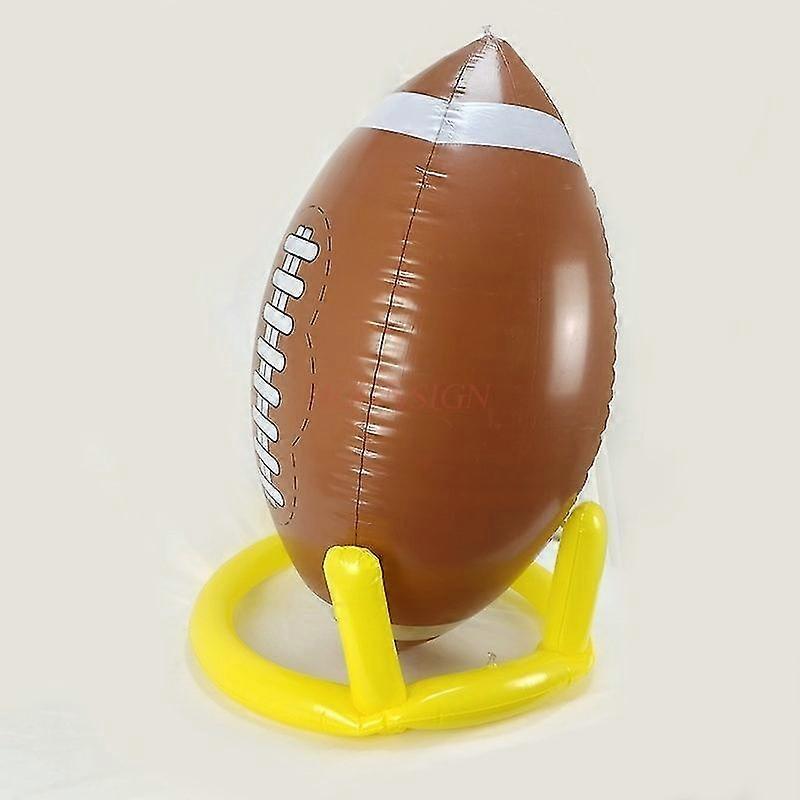GIFTEXPRESS 40" Giant Jumbo Inflatable Football With Tee Set Football Party Gameday Football Themed Party Sport Party Decorations Super Fun Football Games