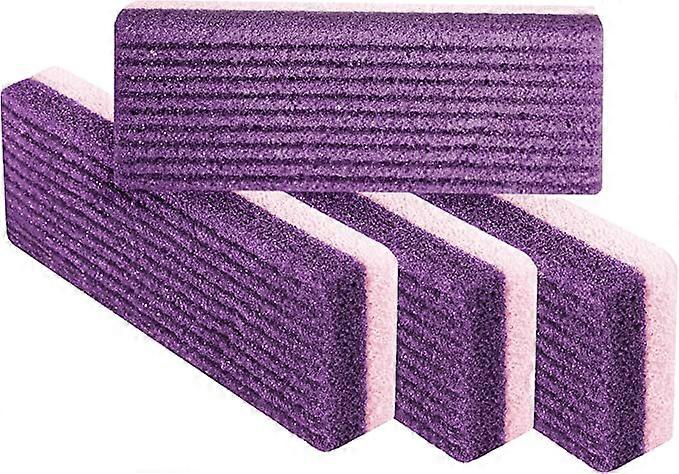 Kongqtee Pumice 2 in 1 Pumice Stone for Feet, Hands and Body, (Pack of 4)