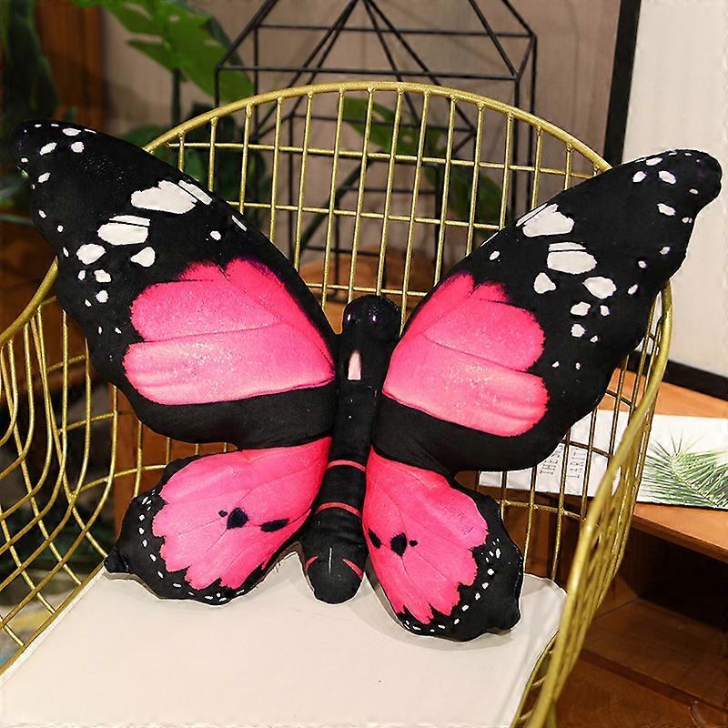 Fsw 40x50cm Butterfly Plush Pillow New Ornament Sofa Pillows Simulation Butterfly Doll Animal Dolls Plushies Toy Room Decoration