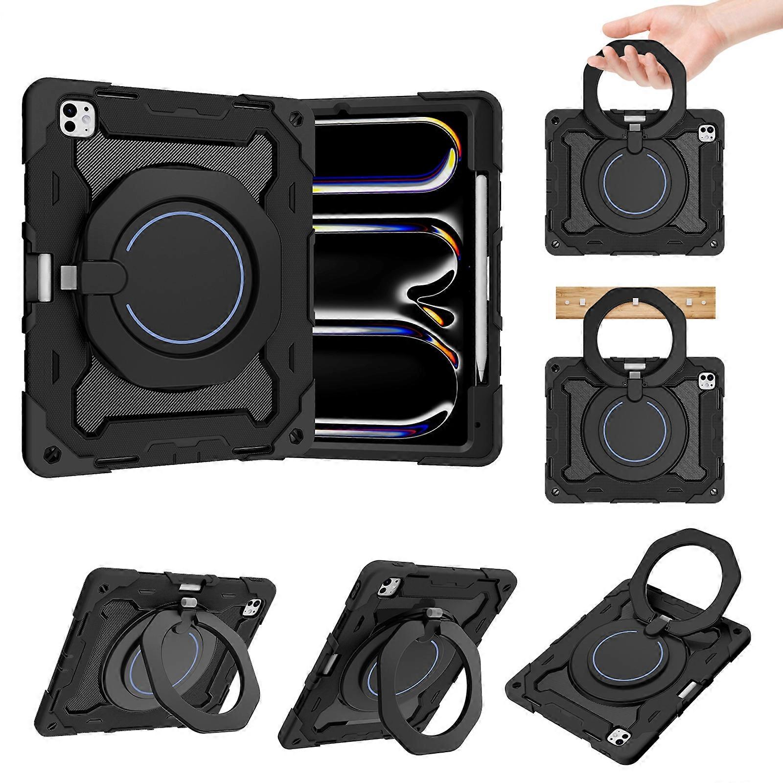 Ring Holder Tablet Case For iPad Pro 13 2024