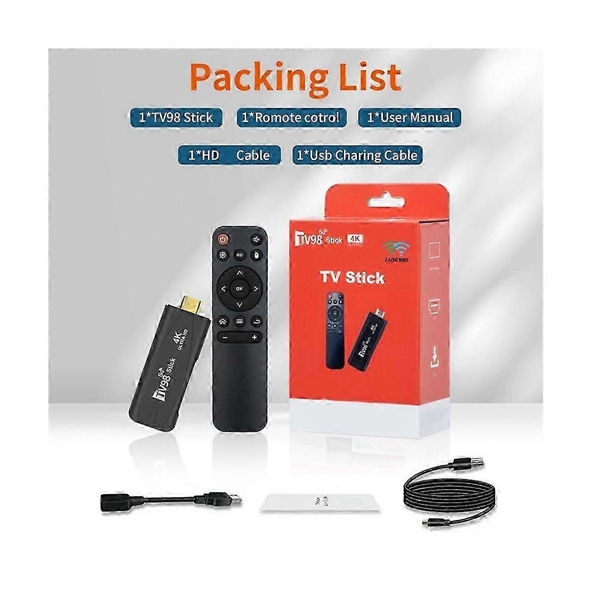 TV Stick Rockchip 3228A - كور أندرويد 12.1 تي في بوكس 2.4 جرام واي فاي 1 جيجابايت 8 جيجابايت 4K مشغل ذكي TVBox Dongle تعيين توب بوكس
