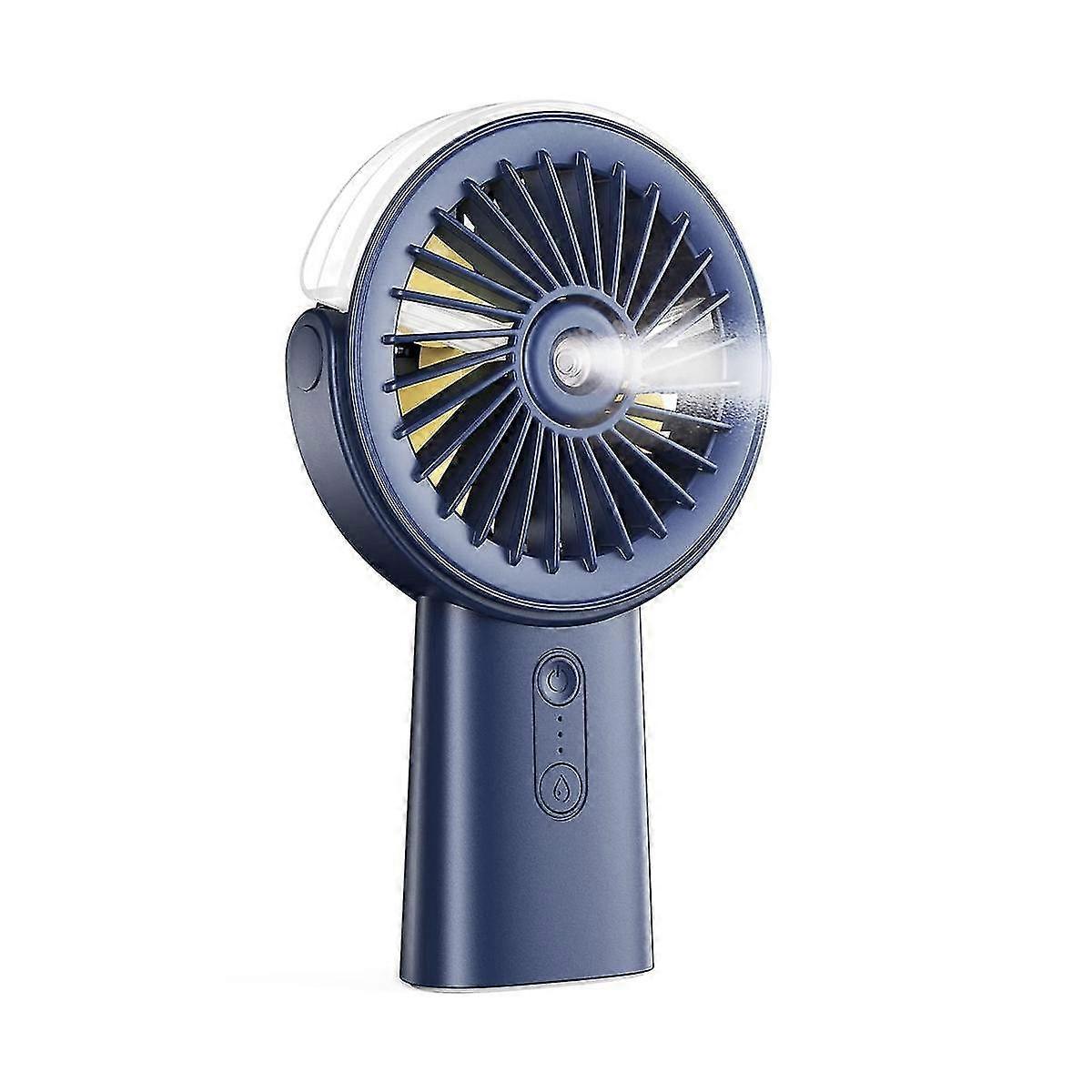 Misting Fan Portable Handheld Fan, 4000mah Hand Mist Fan 90adjustable Small Mister Fan For Travel Home Outdoor Beach,a